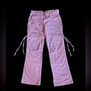 I.AM.GIA Pink Cargo Pants w/ Belt